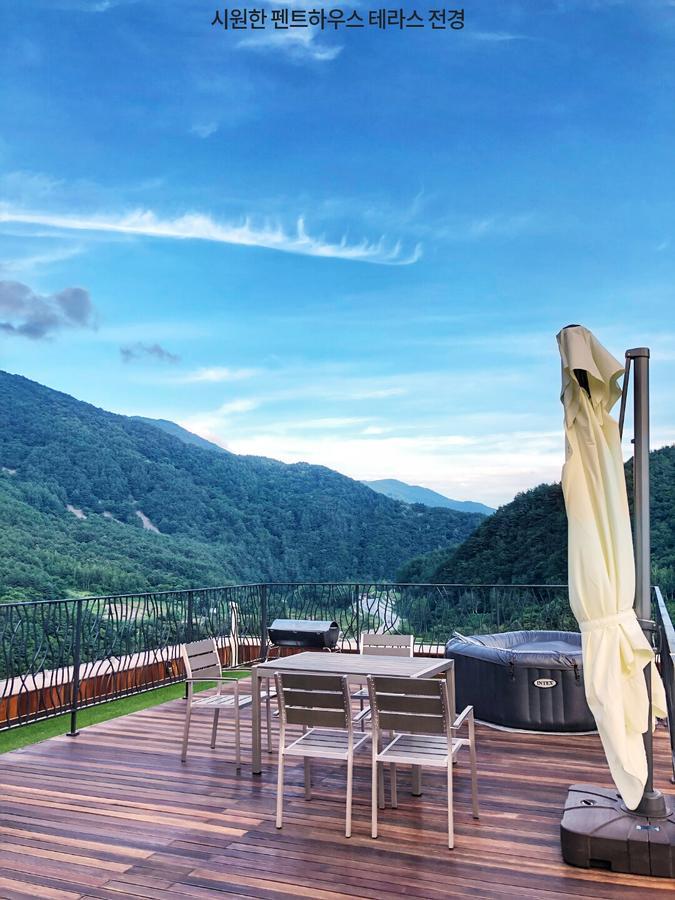 Pine Forest Jeongseon Alpine Resort Buitenkant foto